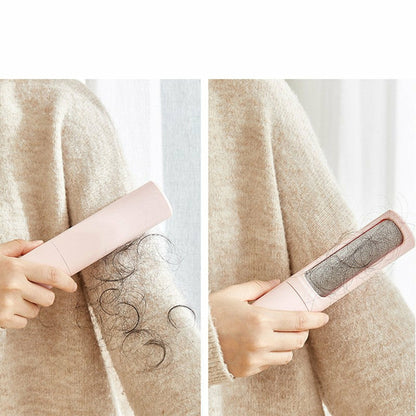 2-in-1 Reusable Pet Hair Remover Brush, Lint Roller, Portable