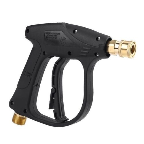 Pistolet de lavage haute pression 1/4" 4000 PSI pour nettoyeur de voiture, pulvérisateur de mousse, lance courte