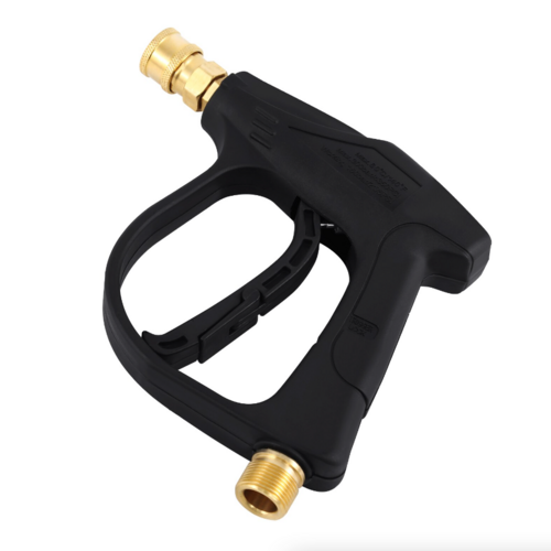 Pistolet de lavage haute pression 1/4" 4000 PSI pour nettoyeur de voiture, pulvérisateur de mousse, lance courte