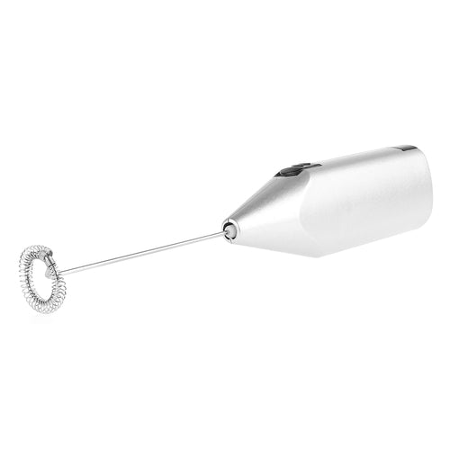 Mousseur à Lait Électrique Portable en Acier Inoxydable