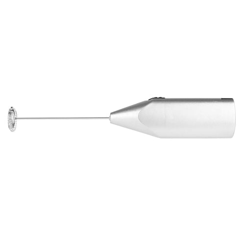 Mousseur à Lait Électrique Portable en Acier Inoxydable