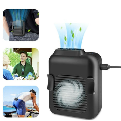 Ventilateur de refroidissement compact portable mains libres à clip ceinture