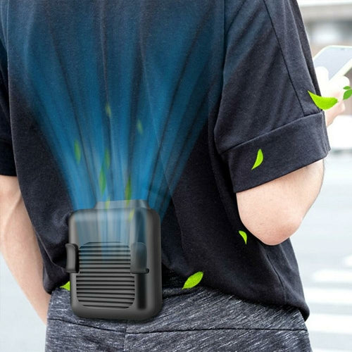 Ventilateur de refroidissement compact portable mains libres à clip ceinture