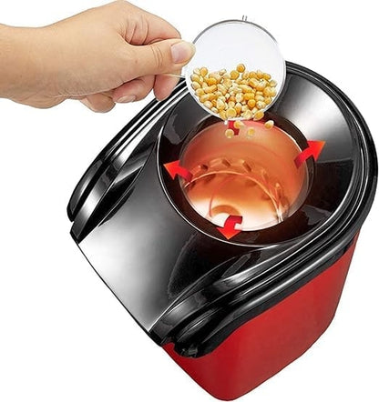 1200W Hot Air Popcorn Popper – Oil-Free Electric Snack Maker