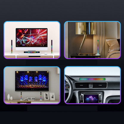 RGB LED Müzik Ses Kontrolü LED Senfoni Pikap Işığı