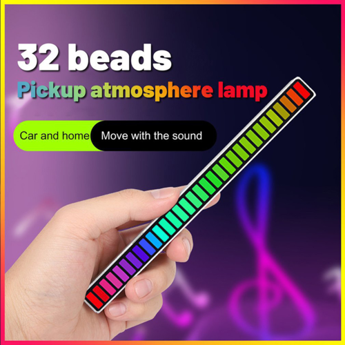RGB LED Müzik Ses Kontrolü LED Senfoni Pikap Işığı