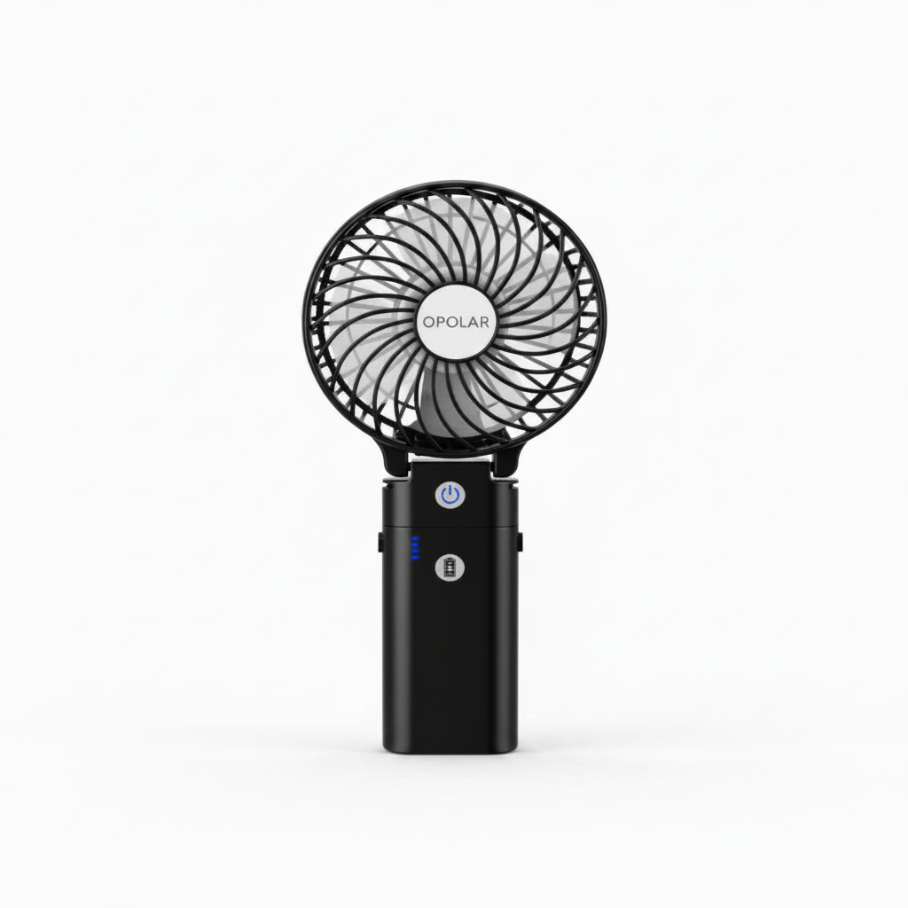 Ventilateur USB portable avec batterie externe de 5200 mAh