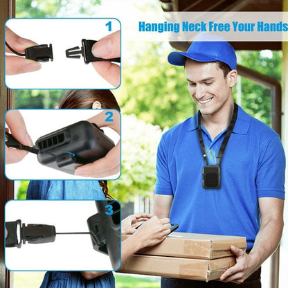 Ventilateur de refroidissement compact portable mains libres à clip ceinture