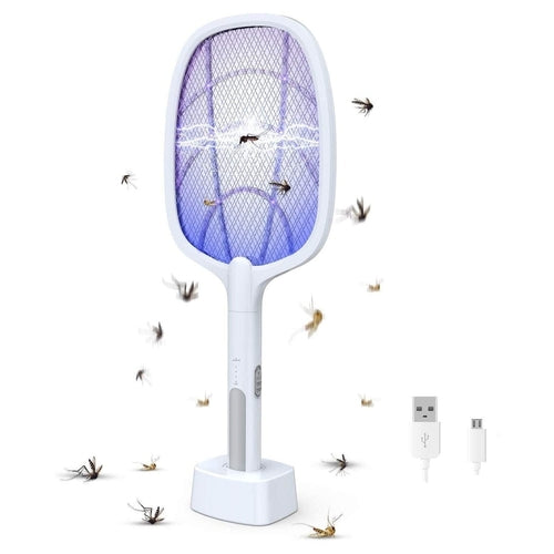 2-in-1 Electric Mosquito Killer Racket and Trap Lamp