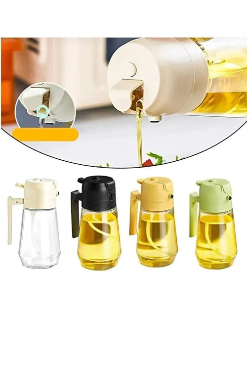 Bouteille vaporisateur d'huile en verre, vaporisateur d'huile pour Airfryer, organisateur de cuisine et