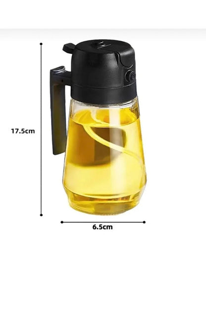 Bouteille vaporisateur d'huile en verre, vaporisateur d'huile pour Airfryer, organisateur de cuisine et