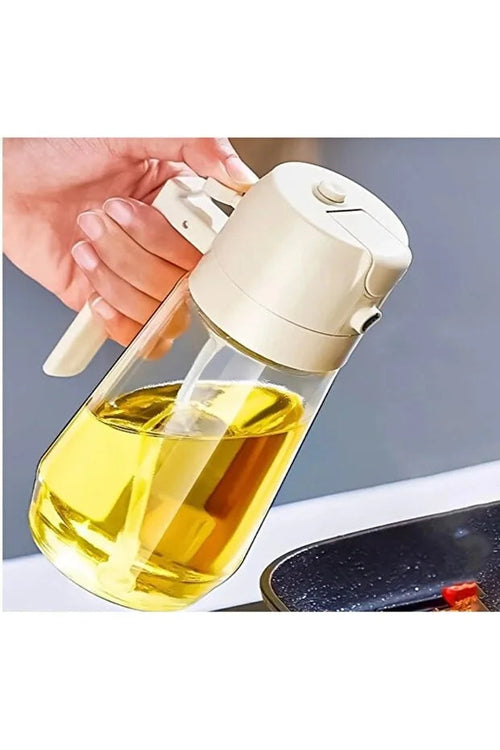 Bouteille vaporisateur d'huile en verre, vaporisateur d'huile pour Airfryer, organisateur de cuisine et